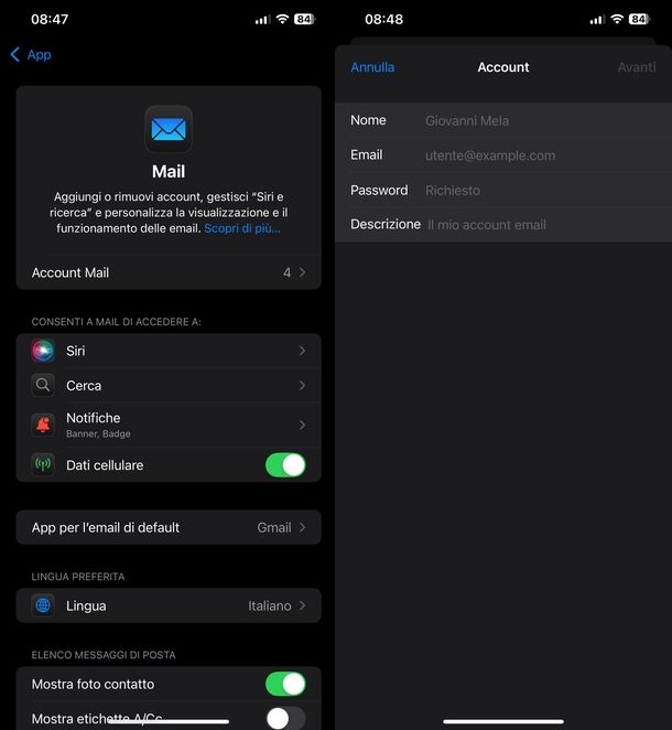 Apple Mail iOS