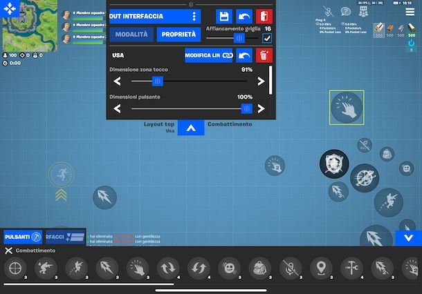 Personalizzare comandi Fortnite