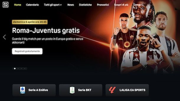 Come vedere le partite in diretta gratis su Internet