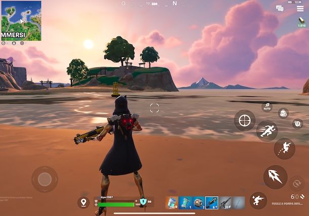 Comandi su Fortnite mobile