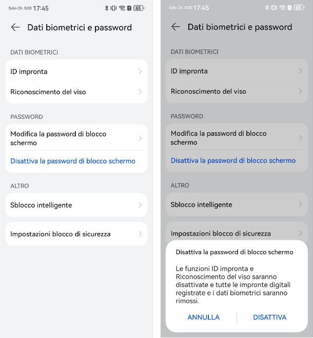 Come sbloccare un telefono Huawei con la password