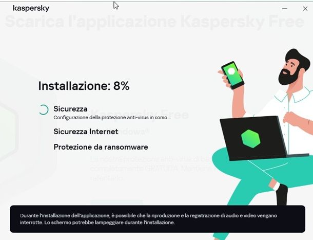 kaspersky installazione