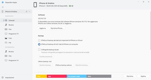 App Dispositivi Apple
