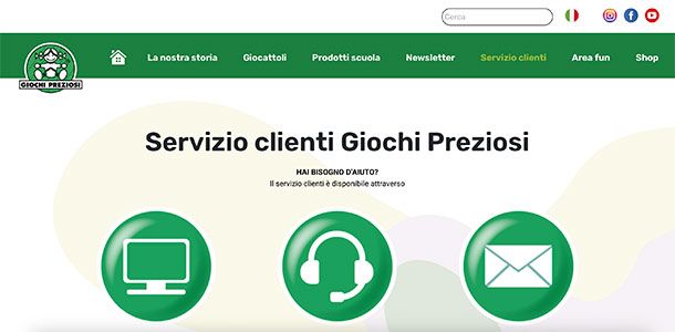 In caso di dubbi o problemi