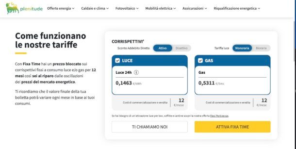 offerta luce e gas eni