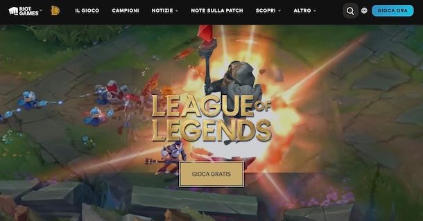 Scaricare League of Legends