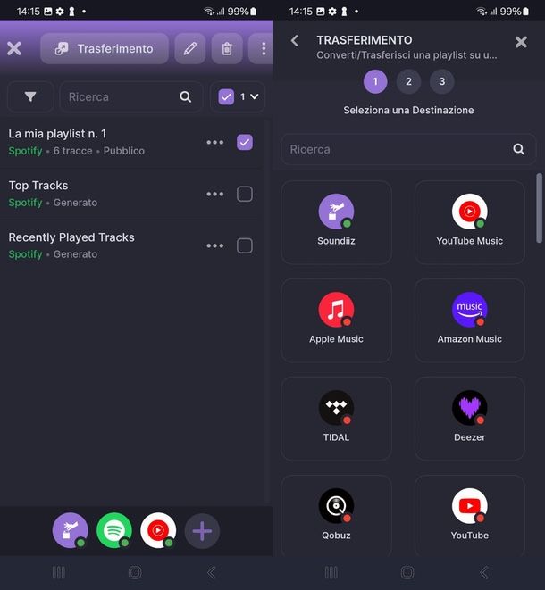 Soundiiz app Android