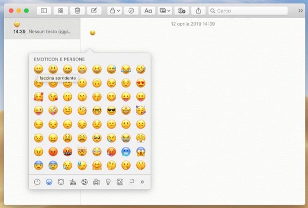 Come fare le faccine con la tastiera del Mac