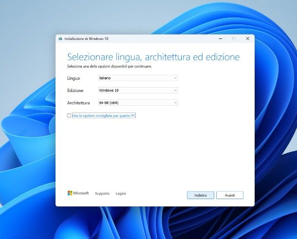 Come creare chiavetta USB avviabile: Windows 11 e Windows 10