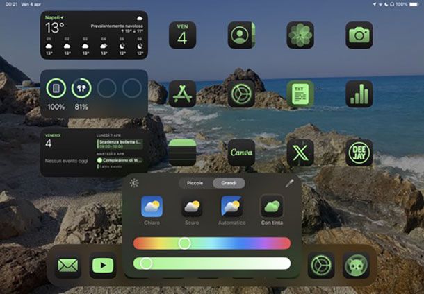 Come personalizzare le icone su iPad