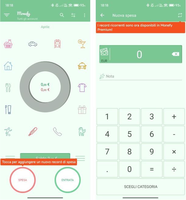 Altre app per gestire i risparmi