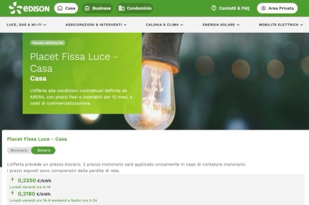 offerte edison