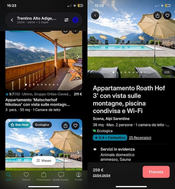 App per casa vacanze