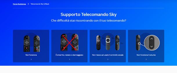 Telecomando Sky Q