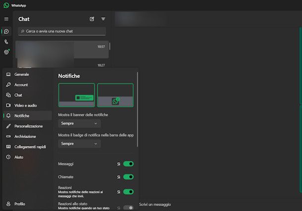 Notifiche su PC