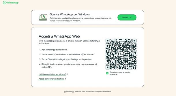 whatsapp Web login