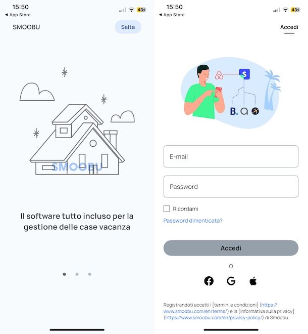 App per casa vacanze