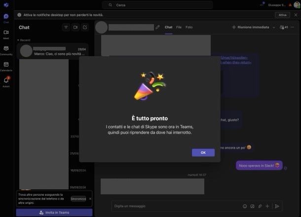 Come passare da Skype a Teams