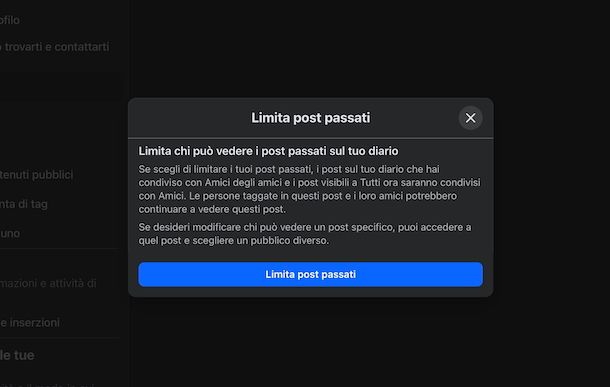 Bloccare proprie foto Facebook Web