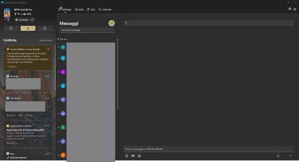 Messaggi su Windows