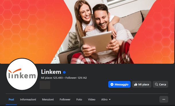 Contattare assistenza Linkem tramite social