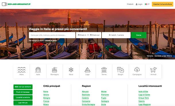 Altri siti per prenotazioni B&B