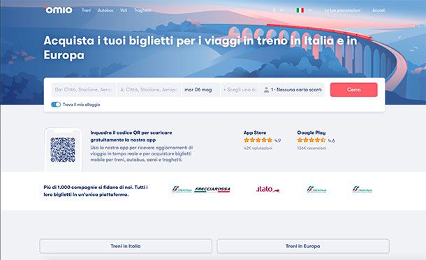 Altri siti per prenotazioni treni e autobus