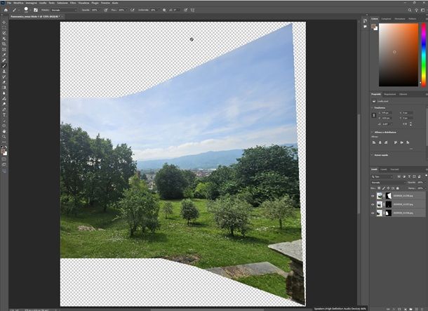 panoramica photoshop