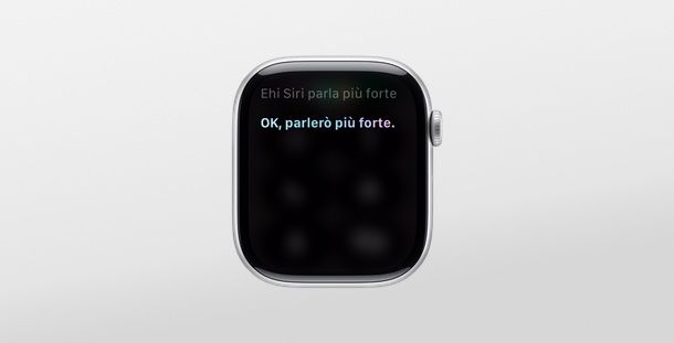 come aumentare il volume di Siri su Apple Watch