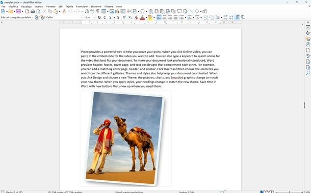 docx libreoffice