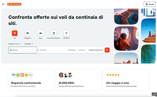 Altri siti per prenotazioni voli