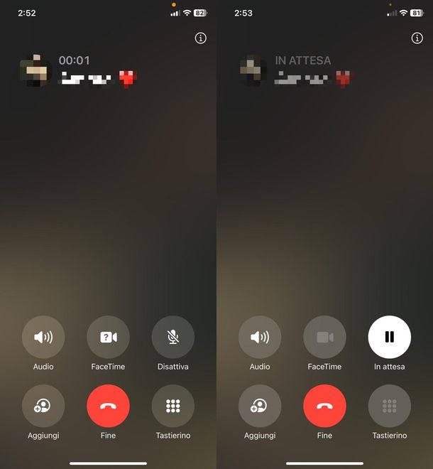 Come mettere una chiamata in attesa su iPhone