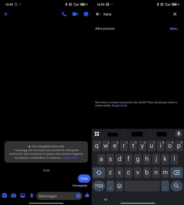 Chiamare gratis con Facebook Android