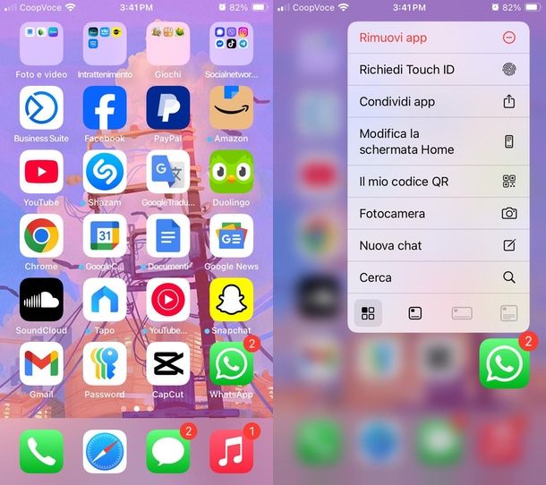 bloccare WhatsApp iOS 18