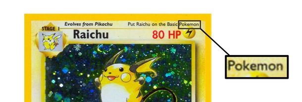Errore info carta Pokémon