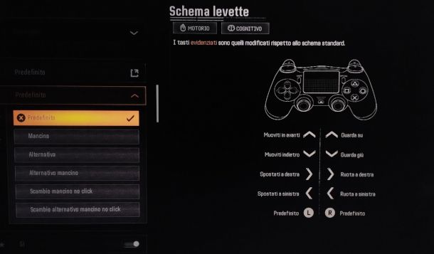 impostazioni controller Black Ops 6  Playstation