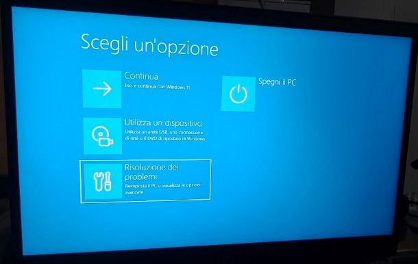Ripristino Windows 11