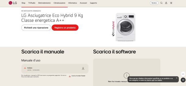 Come funziona l'asciugatrice LG