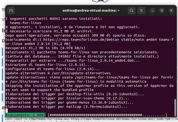 teams for linux