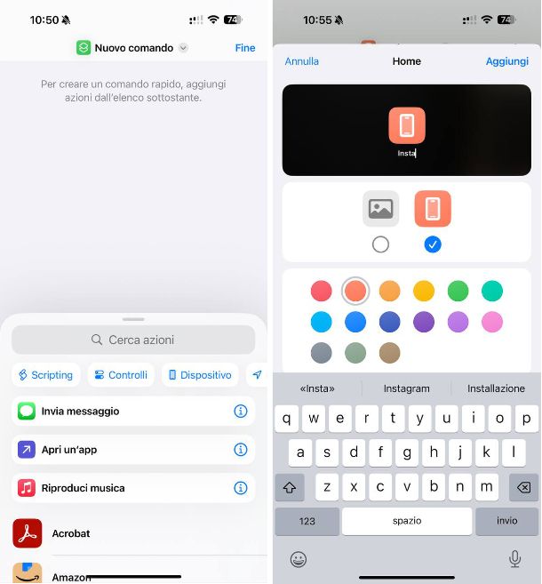 Come cambiare icona Instagram iPhone
