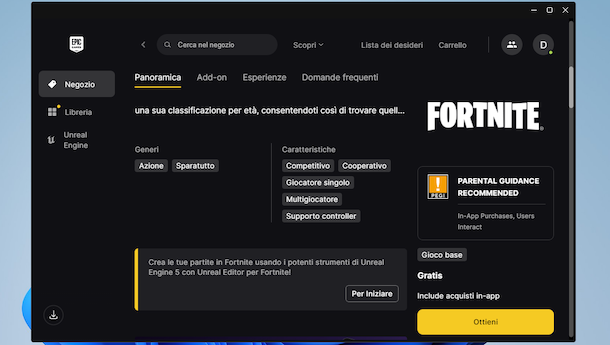 Scaricare Fortnite