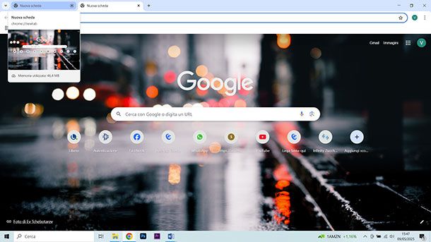 Come chiudere una finestra Google con la tastiera