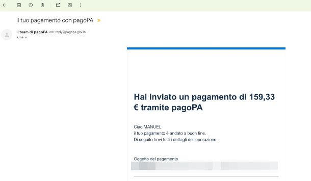 email pagoPA