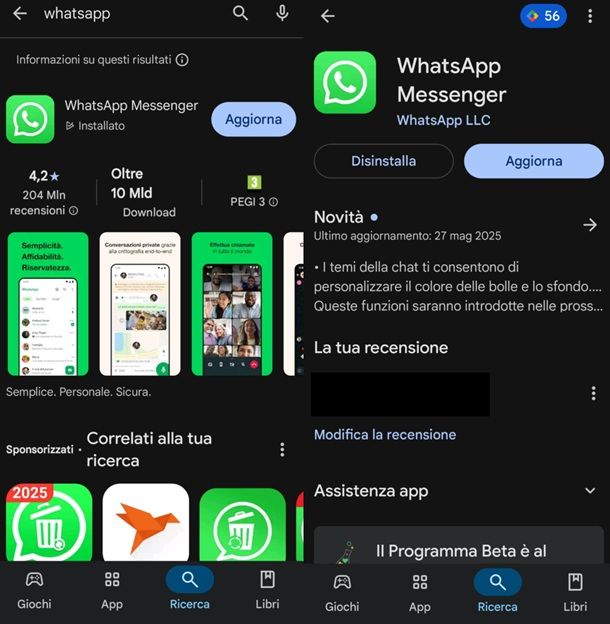 Come si fa ad aggiornare WhatsApp