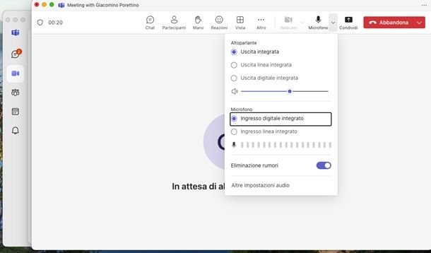 microfono teams