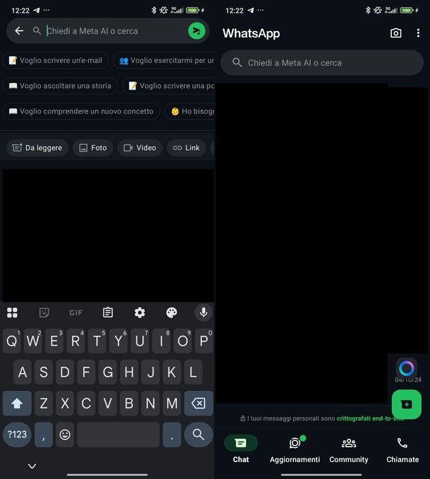 Attivare Meta AI WhatsApp