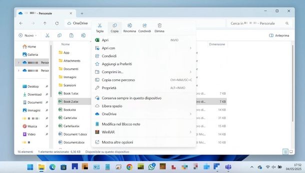 come scaricare i file da OneDrive desktop