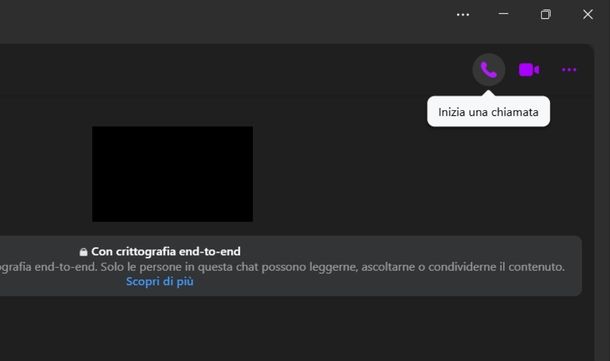 Chiamare gratis con Facebook Windows