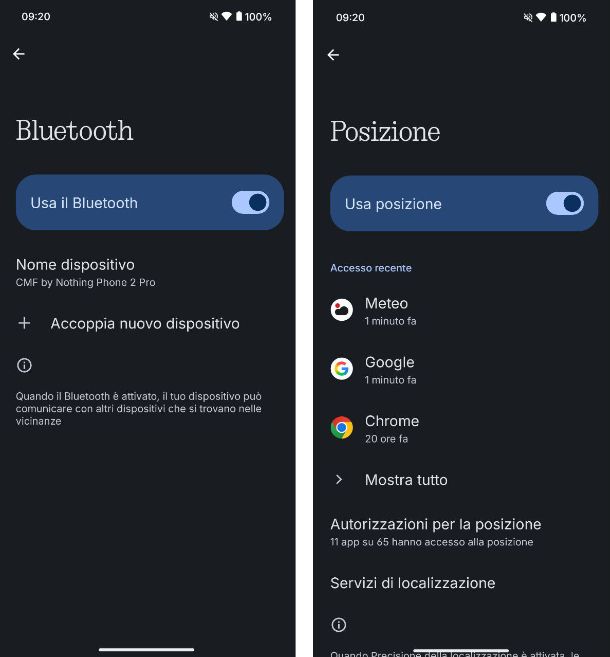 Operazioni preliminari