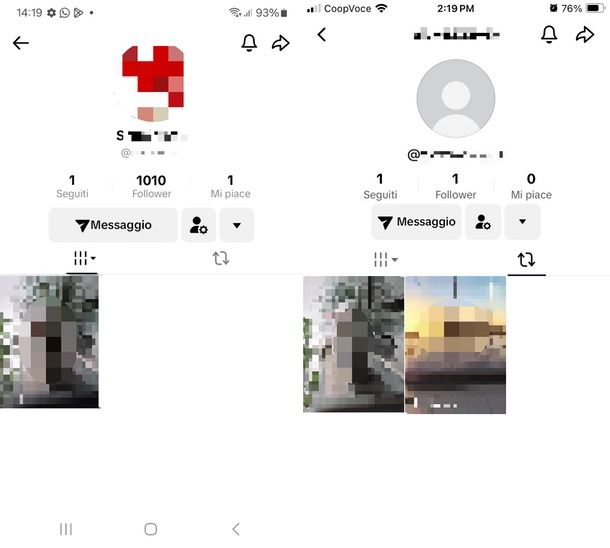 come uscire da profilo TikTok